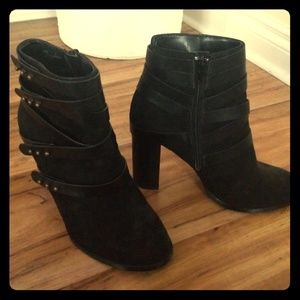 Black ankle boots